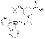 FMOC-O-TERT-BUTYL-L-BETA-HOMOHYDROXYPROLINE Struktur