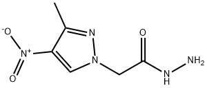 (3-METHYL-4-NITRO-PYRAZOL-1-YL)-ACETIC ACID HYDRAZIDE Struktur