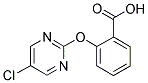 2-[(5-CHLOROPYRIMIDIN-2-YL)OXY]BENZOIC ACID Struktur