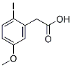 (2-IODO-5-METHOXYPHENYL)ACETIC ACID Struktur