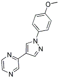 2-[1-(4-METHOXYPHENYL)-1H-PYRAZOL-4-YL]PYRAZINE Struktur