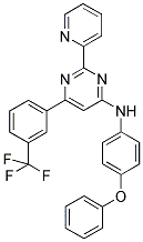 (4-PHENOXY-PHENYL)-[2-PYRIDIN-2-YL-6-(3-TRIFLUOROMETHYL-PHENYL)-PYRIMIDIN-4-YL]-AMINE Struktur