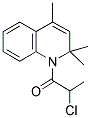 1-(2-CHLOROPROPANOYL)-2,2,4-TRIMETHYL-1,2-DIHYDROQUINOLINE Struktur