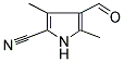 5-CYANO-2,4-DIMETHYLPYRROLE-3-CARBOXALDEHYDE Struktur
