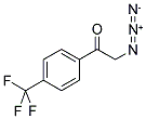 2-AZIDO-1-(4-TRIFLUOROMETHYL-PHENYL)-ETHANONE Struktur