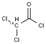 DICHLOROACETYL CHLORIDE, [2-14C] Struktur