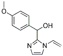 (4-METHOXYPHENYL)(1-VINYL-1H-IMIDAZOL-2-YL)METHANOL Struktur