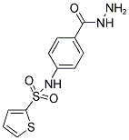 THIOPHENE-2-SULFONIC ACID (4-HYDRAZINOCARBONYL-PHENYL)-AMIDE Struktur