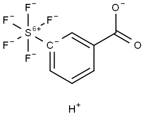 3-(PENTAFLUOROSULFANYL)BENZOIC ACID Struktur