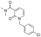 N,N-DIMETHYL-1-(4-CHLOROBENZYL)-2-PYRIDONE-3-CARBOXAMIDE Struktur