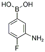 3-AMINO-4-FLUOROPHENYLBORONIC ACID Struktur