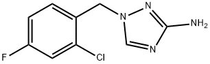 1-(2-CHLORO-4-FLUORO-BENZYL)-1H-[1,2,4]TRIAZOL-3-YLAMINE Struktur