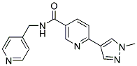 6-(1-METHYL-1H-PYRAZOL-4-YL)-N-(PYRIDIN-4-YLMETHYL)NICOTINAMIDE Struktur