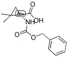 (S)-CBZ-1-AMINO-2,2-DIMETHYLCYCLOPROPANECARBOXYLIC ACID Struktur