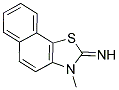 3-METHYLNAPHTHO[2,1-D][1,3]THIAZOL-2(3H)-IMINE Struktur