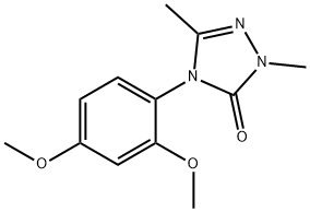 4-(2,4-DIMETHOXYPHENYL)-2,5-DIMETHYL-2,4-DIHYDRO-3H-1,2,4-TRIAZOL-3-ONE Struktur