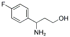 3-AMINO-3-(4-FLUORO-PHENYL)-PROPAN-1-OL Struktur