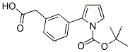 3-(2'-N-BOC-PYRROLE)PHENYLACETIC ACID Struktur