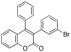 3(3'-BROMOPHENYL)-4-PHENYLCOUMARIN Struktur