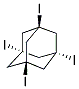 1,3,5,7-TETRAIODOADAMANTANE Struktur