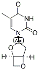 1-(3',5'-ANHYDRO-2'-DEOXY-BETA-D-THREOPENTOFURANOSYL)THYMINE Struktur