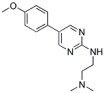 N'-[5-(4-METHOXYPHENYL)PYRIMIDIN-2-YL]-N,N-DIMETHYLETHANE-1,2-DIAMINE Struktur