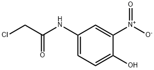 2'-CHLORO-4-HYDROXY-3-NITROACETANILIDE Struktur