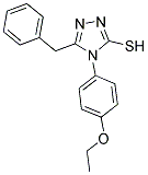 5-BENZYL-4-(4-ETHOXY-PHENYL)-4H-[1,2,4]TRIAZOLE-3-THIOL Struktur