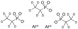 ETHYL-D5 PHOSPHONATE, ALUMINIUM SALT Struktur