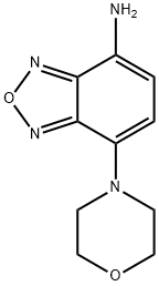 7-MORPHOLIN-4-YL-BENZO[1,2,5]OXADIAZOL-4-YLAMINE Struktur