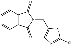 2-[(2-CHLORO-1,3-THIAZOL-5-YL)METHYL]-1H-ISOINDOLE-1,3(2H)-DIONE Struktur