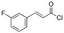 (E)-3-(3-FLUORO-PHENYL)-ACRYLOYL CHLORIDE Struktur