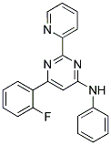 6-(2-FLUOROPHENYL)-N-PHENYL-2-PYRIDIN-2-YLPYRIMIDIN-4-AMINE Struktur