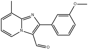 2-(3-METHOXY-PHENYL)-8-METHYL-IMIDAZO[1,2-A]-PYRIDINE-3-CARBALDEHYDE Struktur