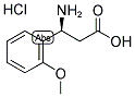 (S)-3-AMINO-3-(2-METHOXY-PHENYL)-PROPANOIC ACID HYDROCHLORIDE Struktur