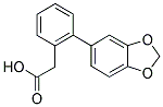 2-BIPHENYL-[1,3]DIOXOL-5-YL-ACETIC ACID Struktur