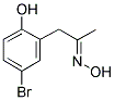 (5-BROMO-2-HYDROXYPHENYL)ACETONE OXIME Struktur