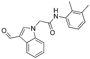 N-(2,3-DIMETHYLPHENYL)-2-(3-FORMYL-1H-INDOL-1-YL)ACETAMIDE Struktur