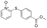 2-(4-CARBOMETHOXYPHENYLTHIO)PYRIDINE-N-OXIDE Struktur