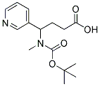 4-(TERT-BUTOXYCARBONYL-METHYL-AMINO)-4-PYRIDIN-3-YL-BUTYRIC ACID Struktur