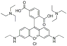 5-CARBOXY-X-RHODAMINE TRIETHYLAMINE SALT Struktur