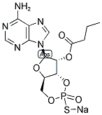 ADENOSINE 3',5'-CYCLIC MONOPHOSPHOROTHIOATE, 2'-O-MONOBUTYRYL-, SP-ISOMER, SODIUM SALT Struktur