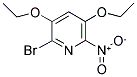 2-BROMO-3,5-DIETHOXY-6-NITROPYRIDINE Struktur