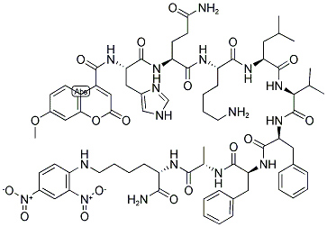 ALPHA-SECRETASE SUBSTRATE I, FLUOROGENIC Struktur