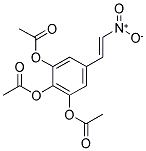 1-(3,4,5-TRIACETOXYPHENYL)-2-NITROETHENE Struktur