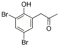 (3,5-DIBROMO-2-HYDROXYPHENYL)ACETONE Struktur