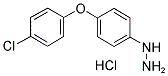 [4-(4-CHLOROPHENOXY)PHENYL]HYDRAZINE HYDROCHLORIDE Struktur