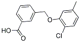 3-(2-CHLORO-5-METHYL-PHENOXYMETHYL)-BENZOIC ACID Struktur