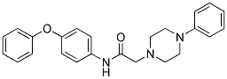 N-(4-PHENOXYPHENYL)-2-(4-PHENYLPIPERAZINO)ACETAMIDE Struktur