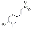 1-(3-FLUORO-4-HYDROXYPHENYL)-2-NITROETHENE Struktur